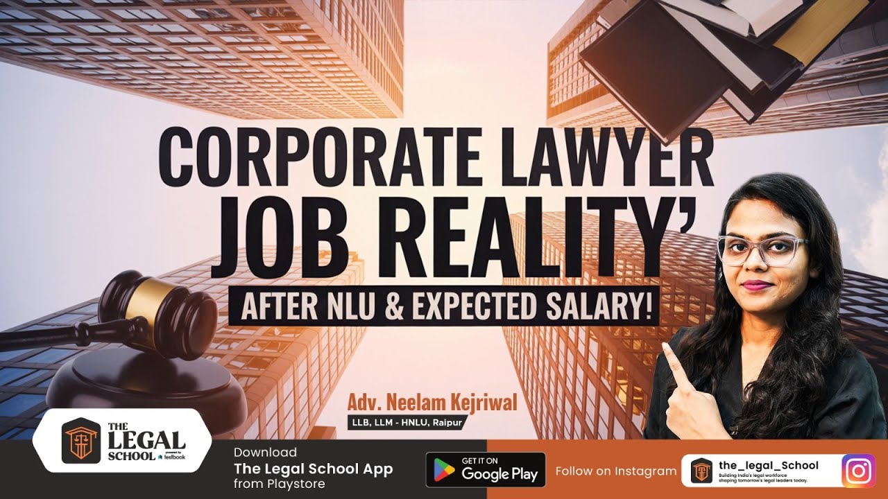 Corporate Lawyer Career in India 2025 | NLU Graduate Reality, Work life & Salary Breakdown #neelam