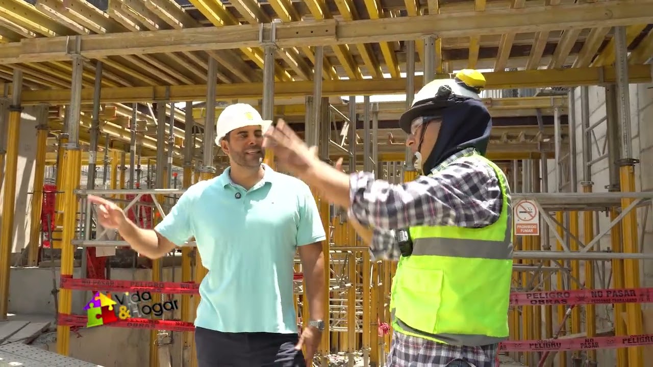 ¡Nuestros amigos de Vida & Hogar visitaron el avance de obra en Eco Plaza Wilson!