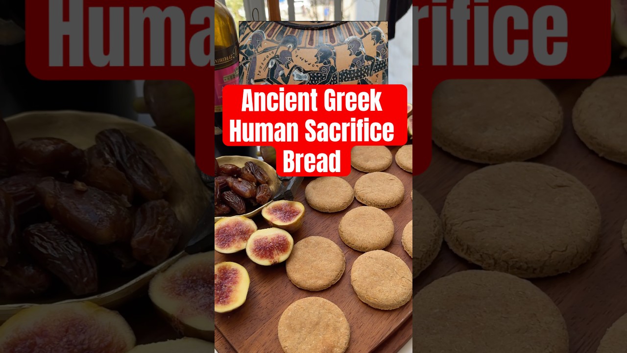 Ancient Greek Ritual Sacrifice Bread - Maza #recipes #foodhistory
