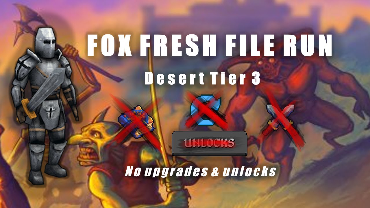 Fresh File (No Unlocks/Upgrades) Sir Oofie Full Run - Desert Tier 3 - Megabonk - No Commentary