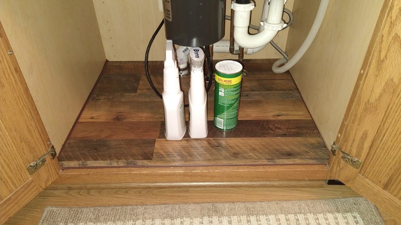 How to replace that old rotted out sink base floor. Step by step.