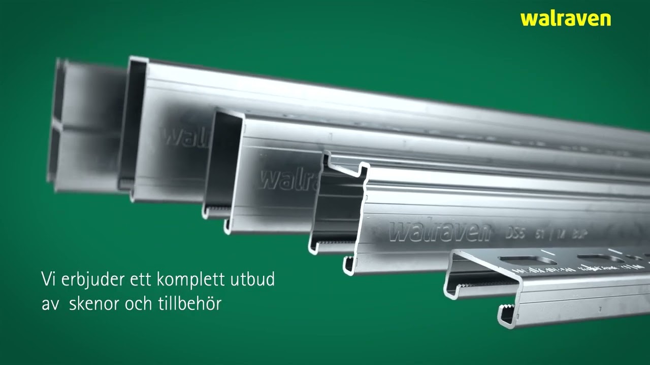 Walraven RapidStrut® skensystem för medeltunga installationer