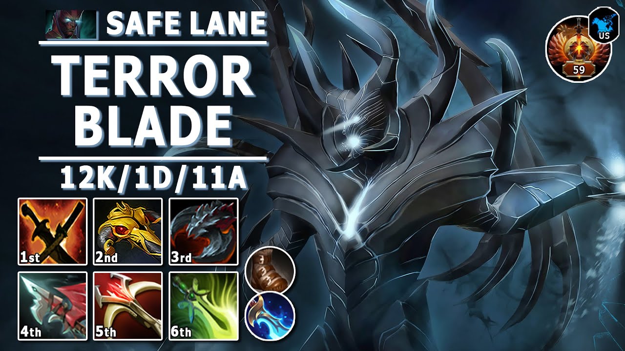 Terrorblade Safe Lane Carry | 7.32b | Pos 1 TB Play | Dota 2 Immortal Gameplay