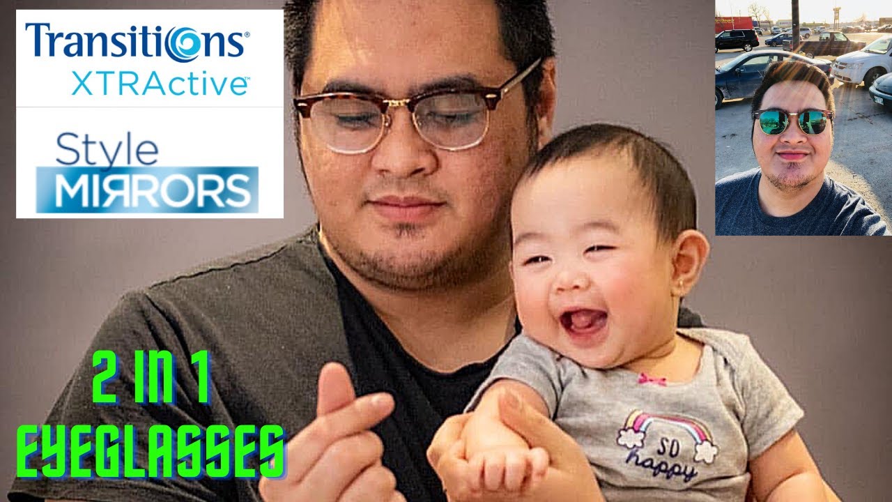 Transitions XTRActive Style Mirrors Green Review | 2-1 Eye Glasses