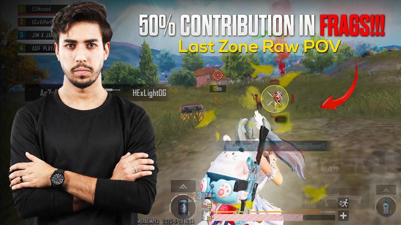 50% Contribution in Frags!!! | Endzone Raw POV, B2B Fights on Hardshift | iPhone 16 Pro | BGMI 🌪🔥