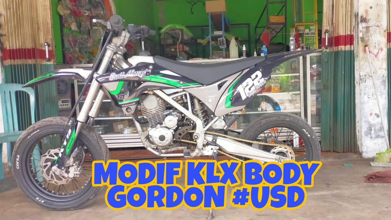 Pemasangan Body GORDON di KLX BF #pnp #modifikasi #klx