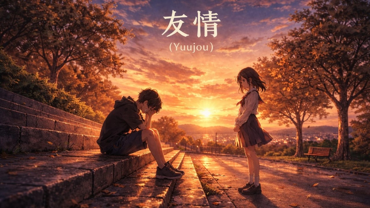 YUUJOU (友情) | An Emotional Anime Love Story | Lyrics Written by RuV. G