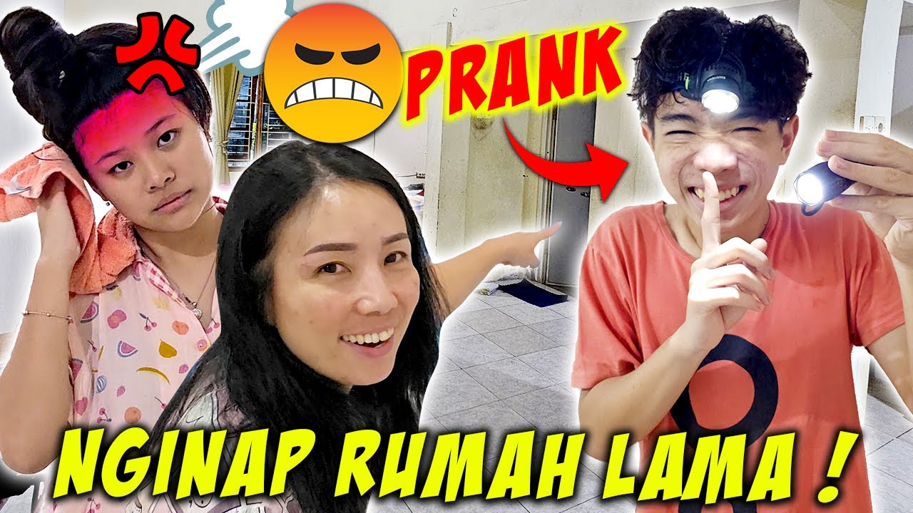 24 JAM NGINAP DI RUMAH LAMA KENA PRANK XAVIER & PAPA ! Vlog Lucu | CnX Adventurers