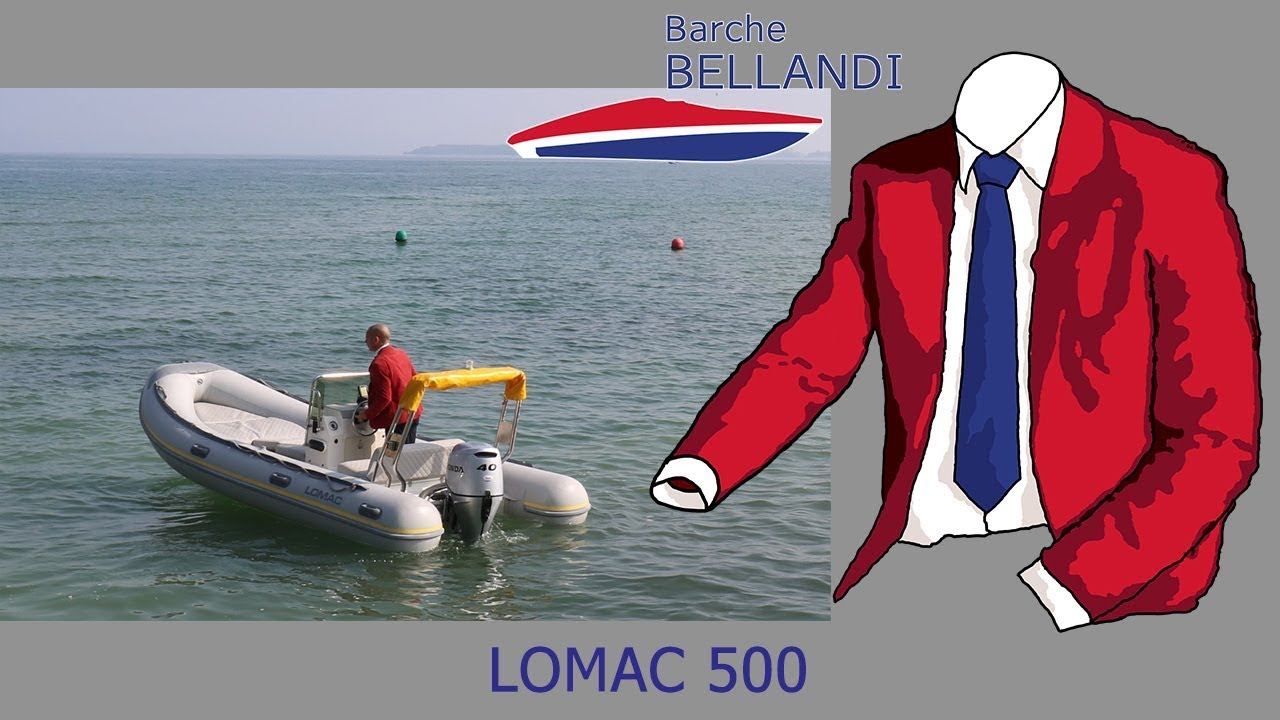 LOMAC 500 gommone usato [test in acqua]