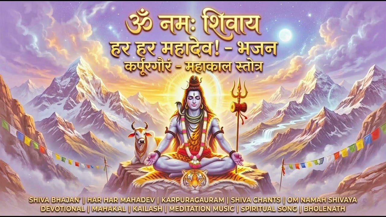 हर हर महादेव: महाकाल महामृत्युंजय शिव तांडव स्त्रोत एवं शक्तिशाली भजन | Har Har Mahadev: 🙏🏻✨