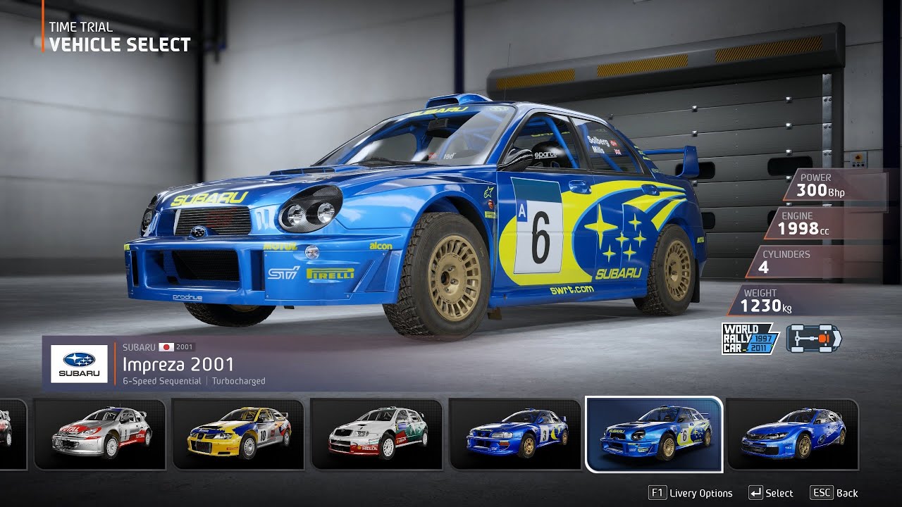 EA Sports WRC - Full Car List & Rally Stages