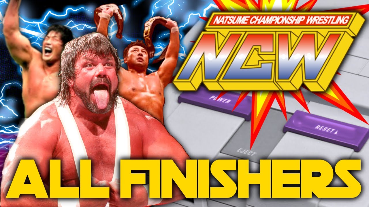 Natsume Championship Wrestling (SNES) All Finishers