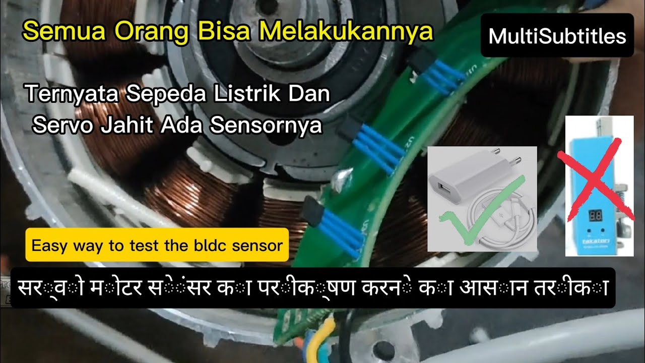 Cara Tes Sensor Motor Servo Tanpa Modul 