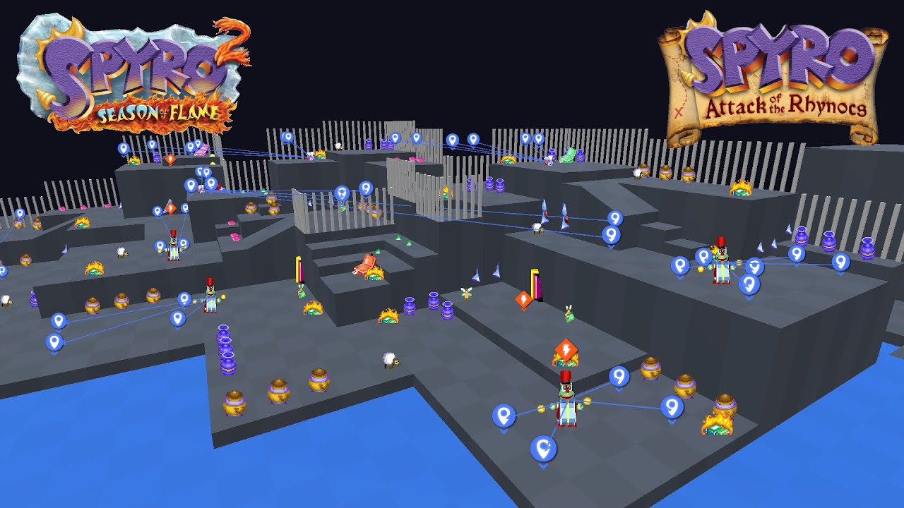 View Spyro GBA games in 3D - Ray1Map