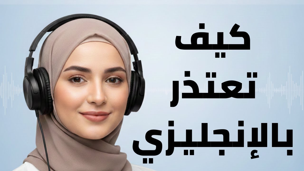استمع 5 دقائق | كيف تعتذر؟ - ستفهم الإنجليزية بدون ترجمة (A1–A2)