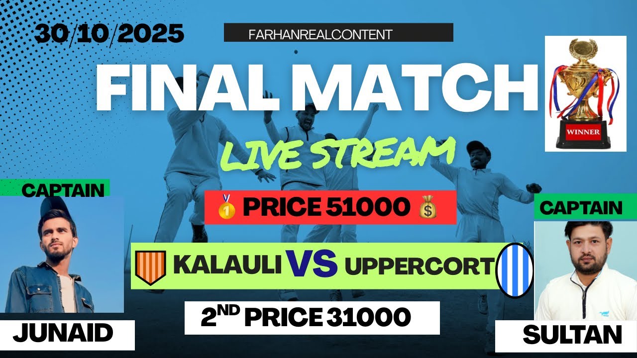 Final Match Kalauli VS Uppercort live part 3 Tournament at Night