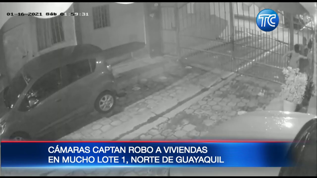 Cámaras de seguridad captaron robos a viviendas en Mucho Lote 1