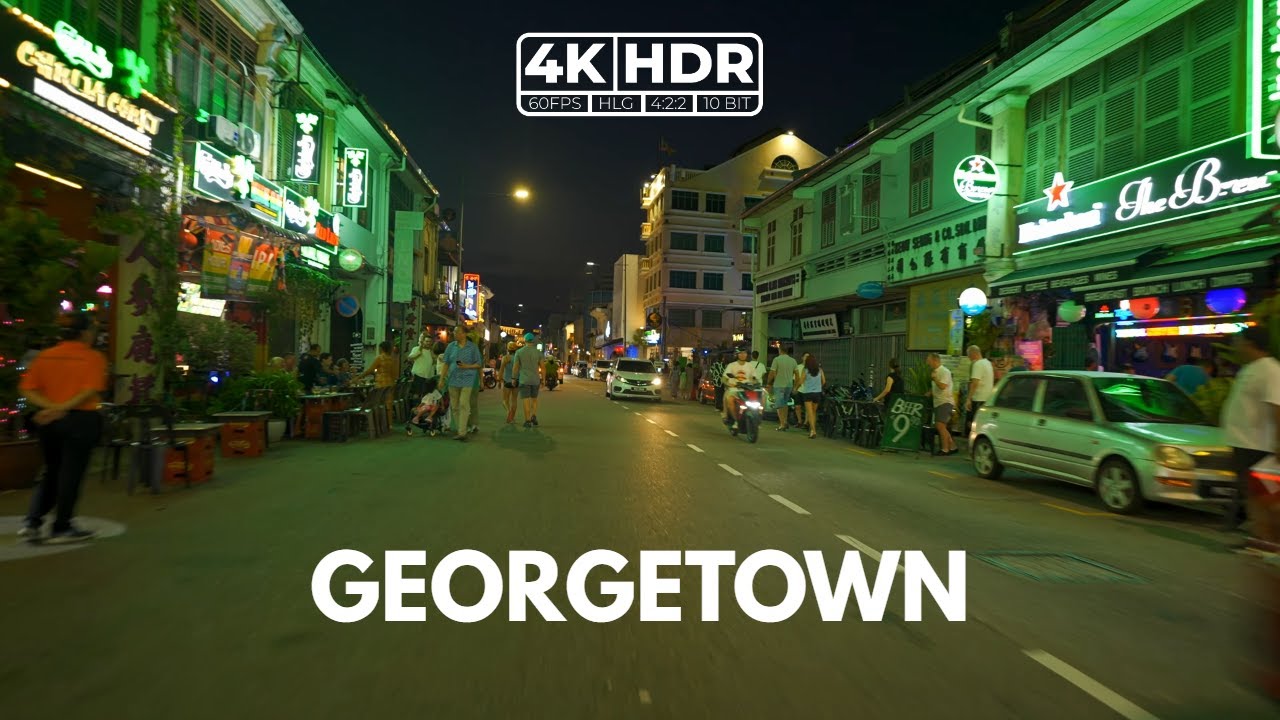 GEORGETOWN | TWILIGHT RIDE | PENANG | 4K-HDR | FX3