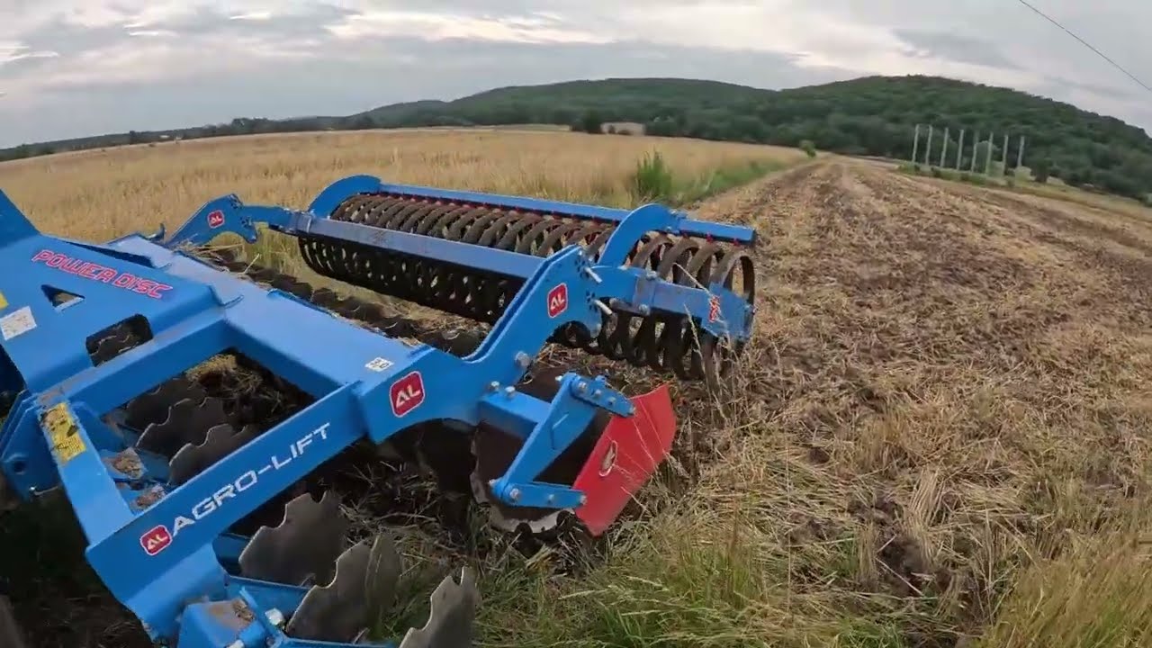 Siew poplonu po jęczmieniu - Przerwa w żniwach!