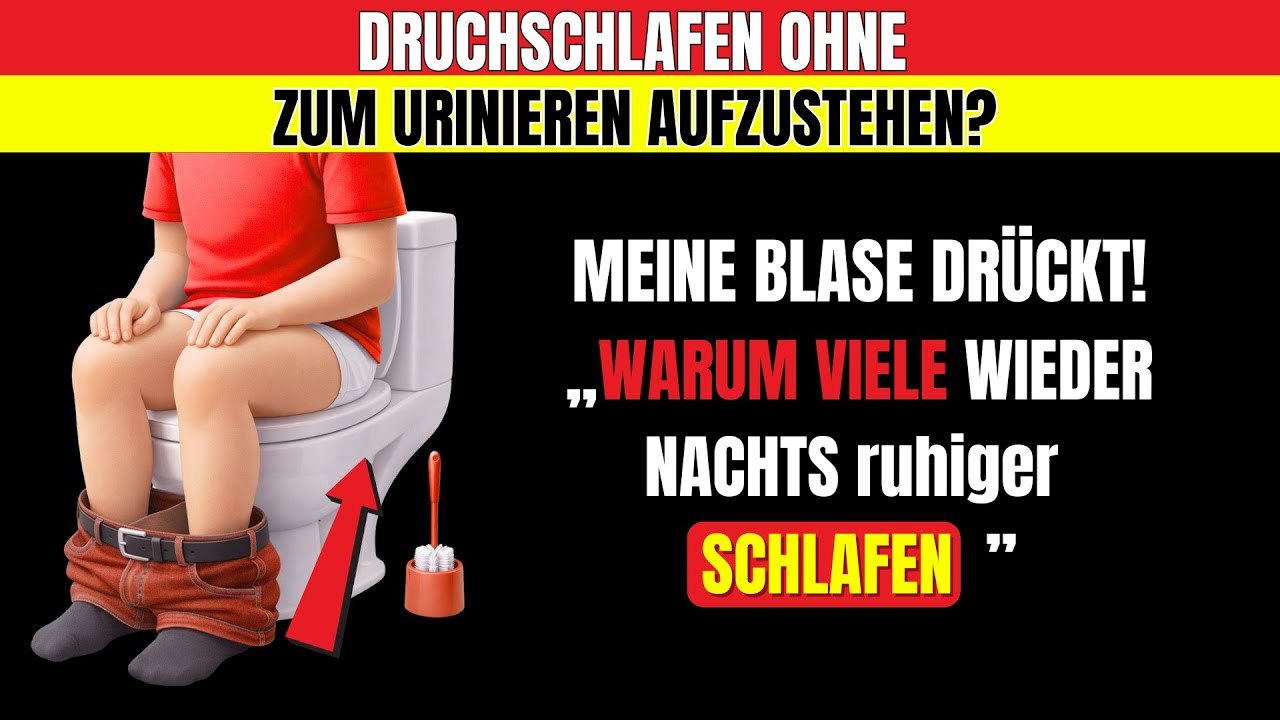 8 Stunden Schlaf OHNE aufs Klo zu gehen? (neue Studie)