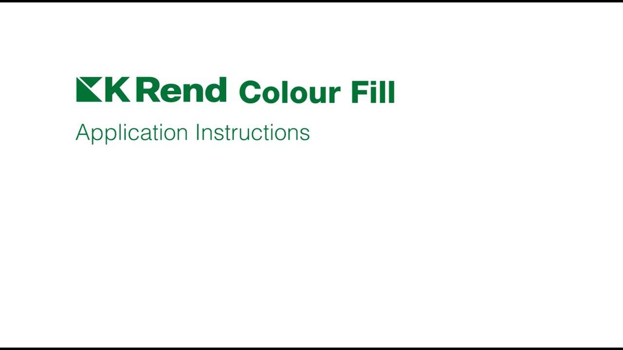 K Rend Colour Fill Application