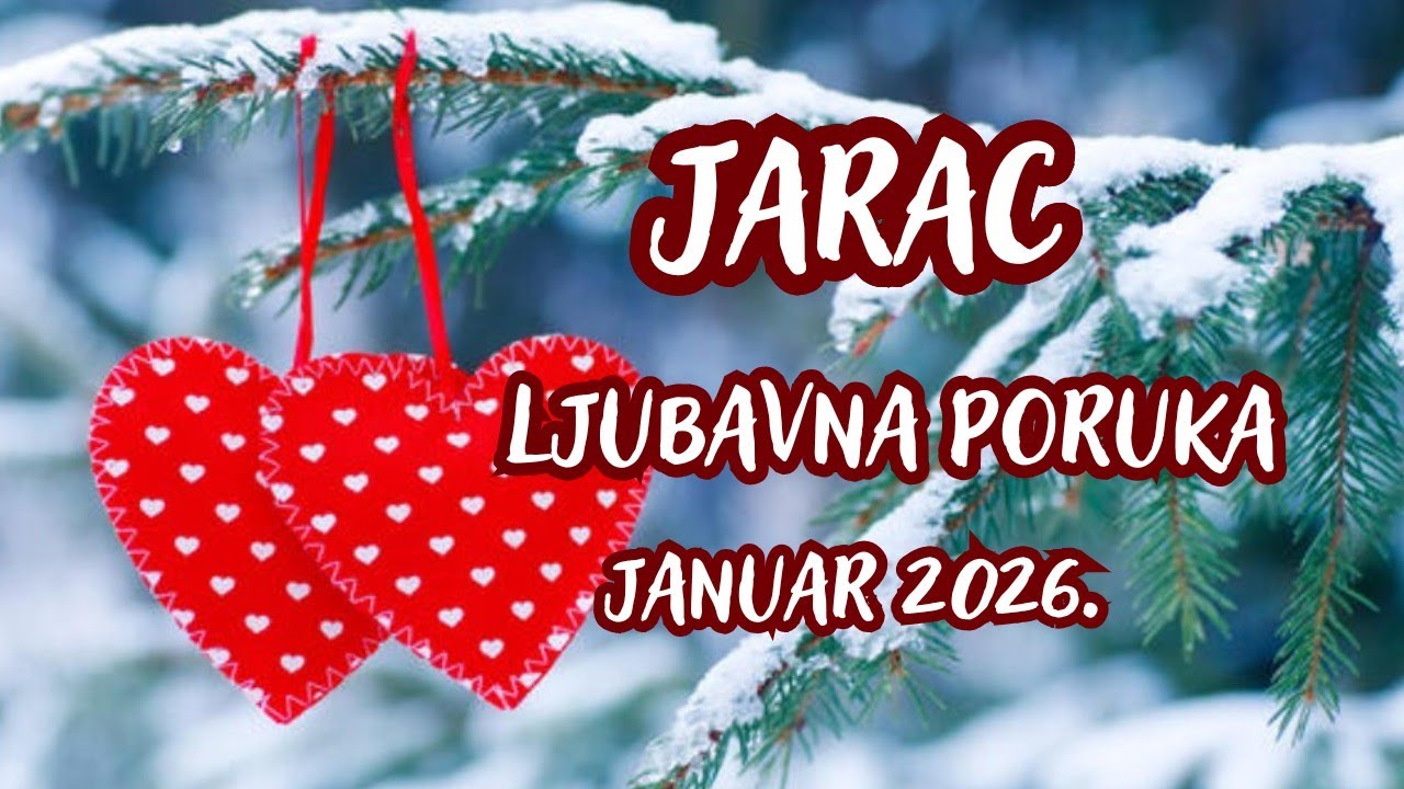JARAC ♑ Neko vam dolazi otvorenog srca...želi Vašu ljubav❤️ LJUBAVNA PORUKA JANUAR TAROT 