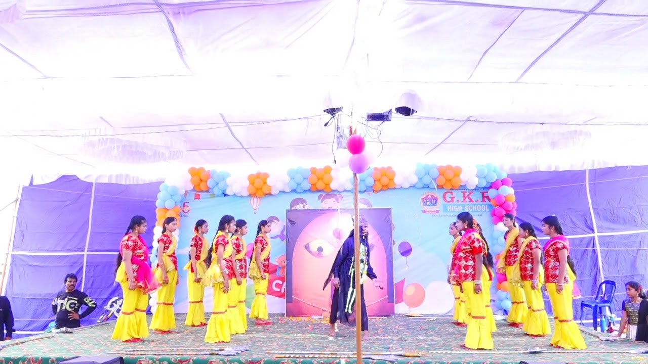 Children's day celebrations#G.K.R,A.T Agraharam, Guntur#9th&8th class students.