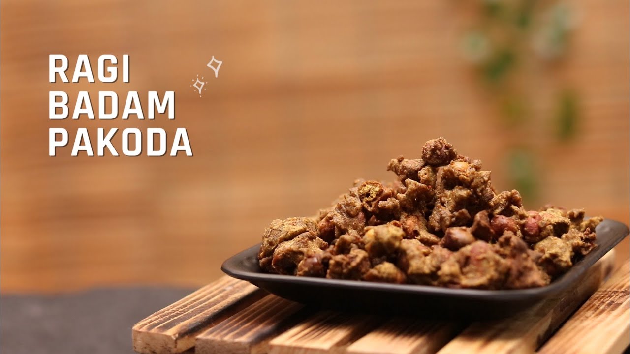 Aadi Anna Series ll Today's Recipe Ragi Badam Pakoda ll #millet #milletrecipes #omm #odisha