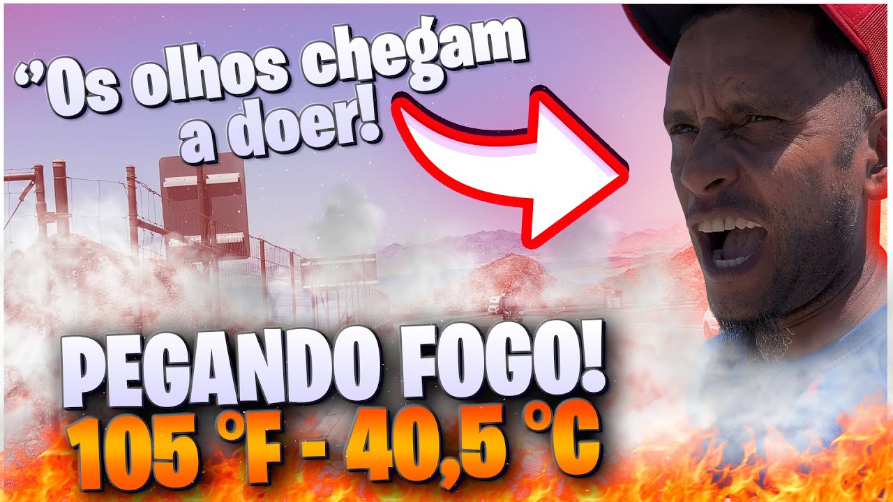 DESERTO AMERICANO PEGANDO FOGO!