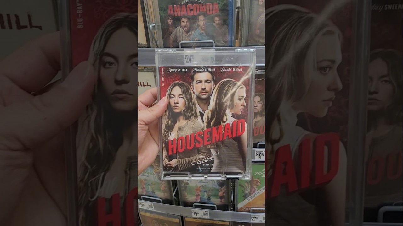 NEW Walmart physical media! The Housemaid is here! #physicalmedia #dvd #bluray #movie #collection