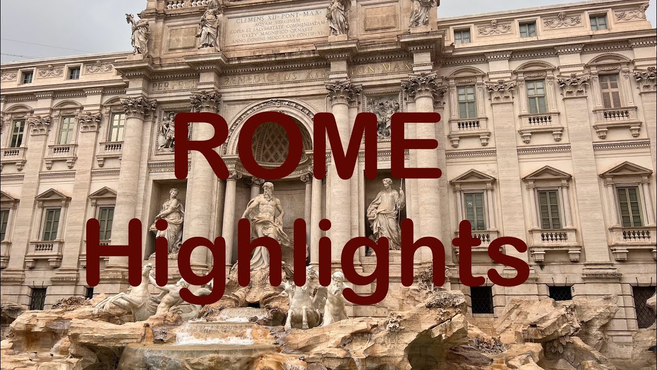 Rome. Vittoriano. Castle Saint’Angelo. Piazza Navona. Trevi Fountain. Villa Medici. Food aesthetics