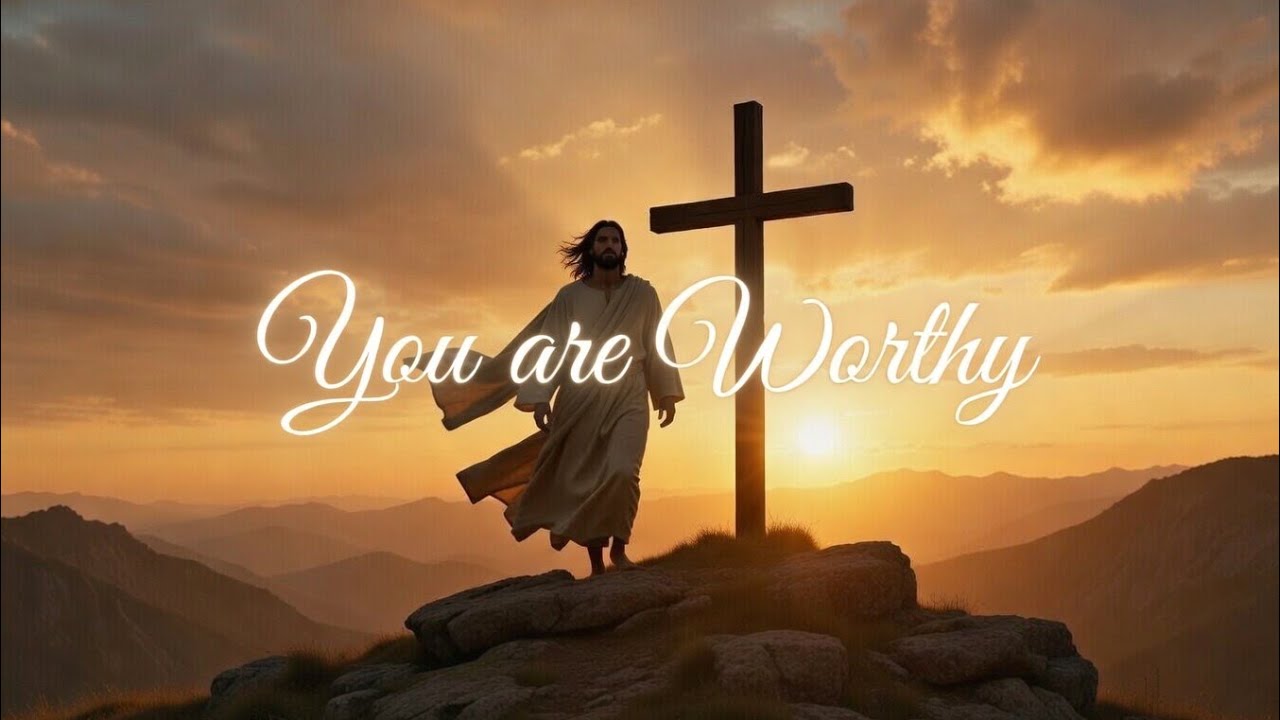 You Are Worthy | Powerful Worship Song (Lyrics Video)