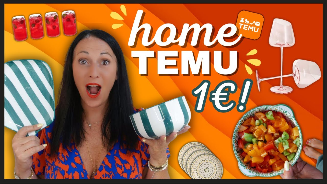 HAUL TEMU #10 | 😱😍 OMG !! DE LA VAISSELLE À 1€ ???!!!?? 😱😍