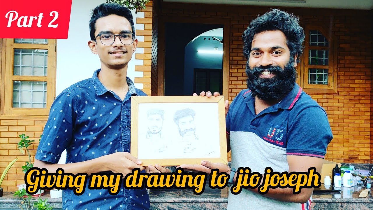 ✏️surprising jio Chettan and Pravin Chettan with my pencil drawing ✏️/M4 tech/AdonzArt™