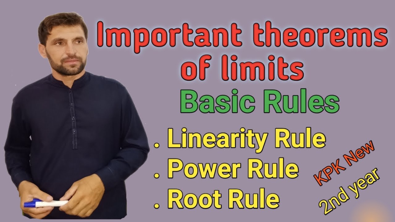 Basic and important theorems on limits of functions || Second year mathematics new course kpk 2022