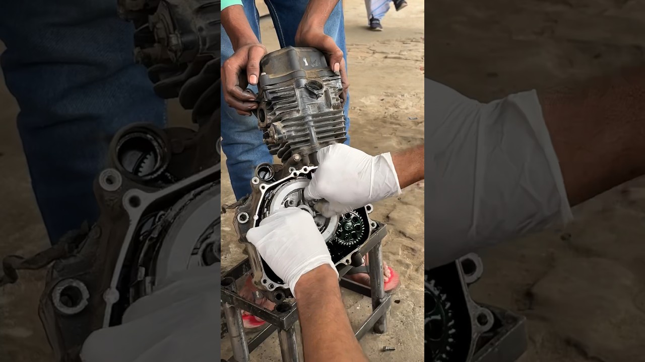 Discover bike ki engine open #bs6bikerepairing #motorcycle #shortvideo