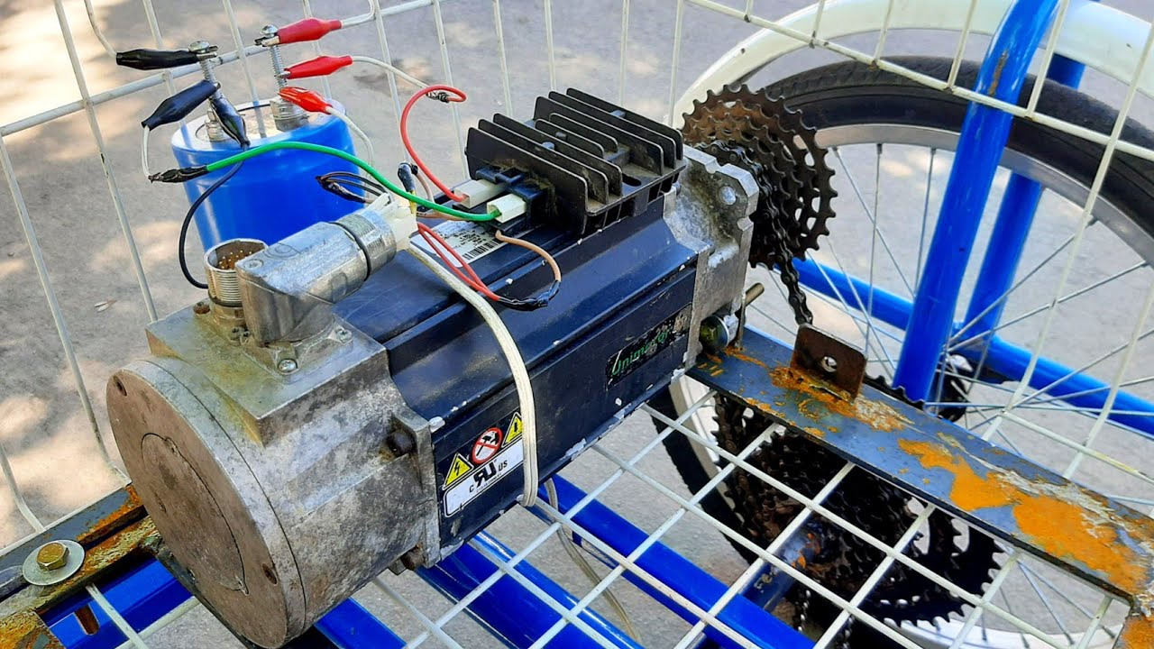 BICICLETA Convertida en INCREIBLE GENERADOR ELECTRICO !!!