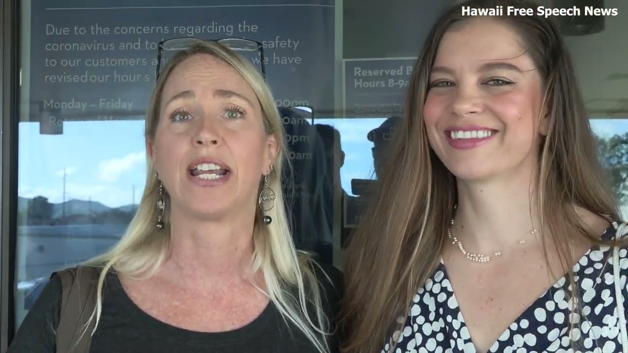 Bank of Hawaii Closes Account of Maskless Patron (Full) 4K