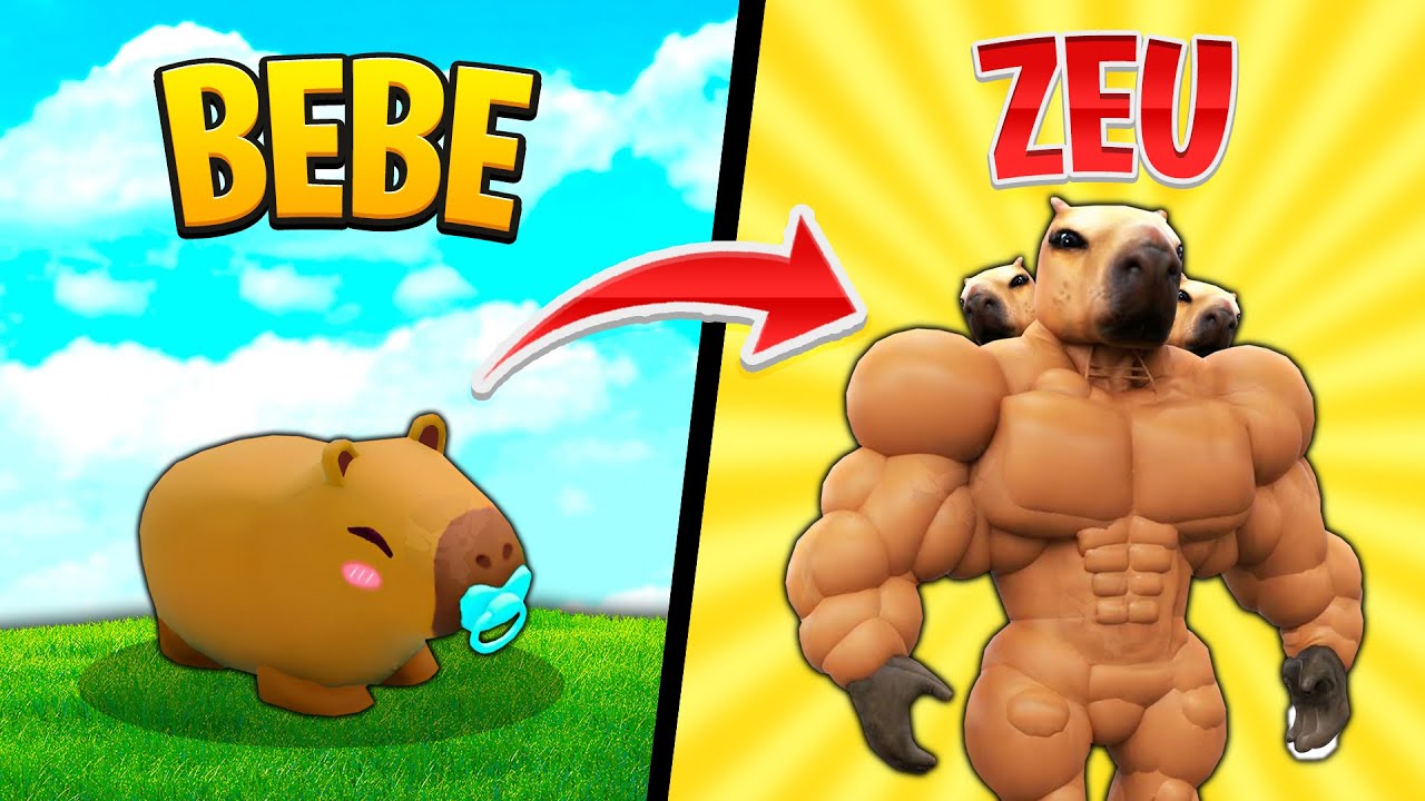 CAPYBARA BEBE NOOB SAU CAPYBARA ZEU! CE?