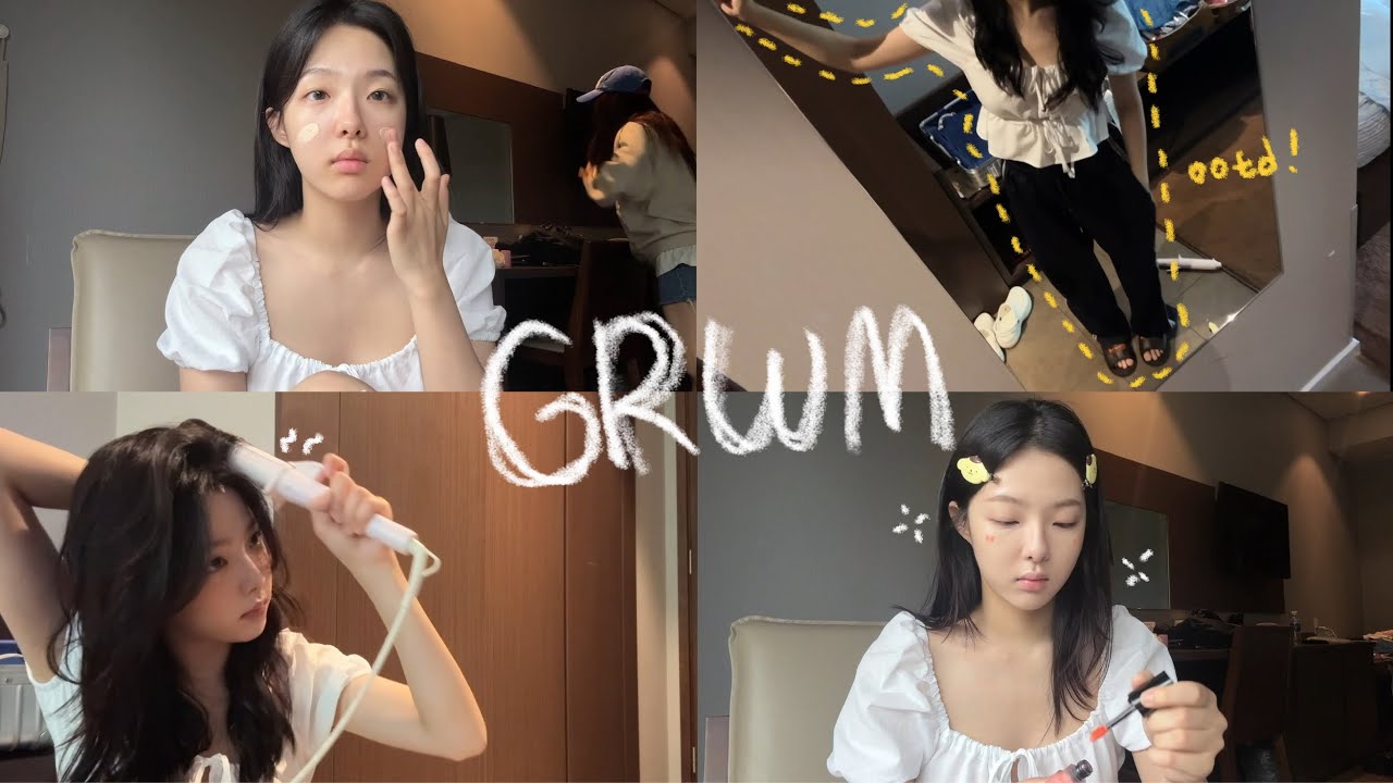 grwm| 조식 먹으러..호다닥 호텔에서 같이 준비해요