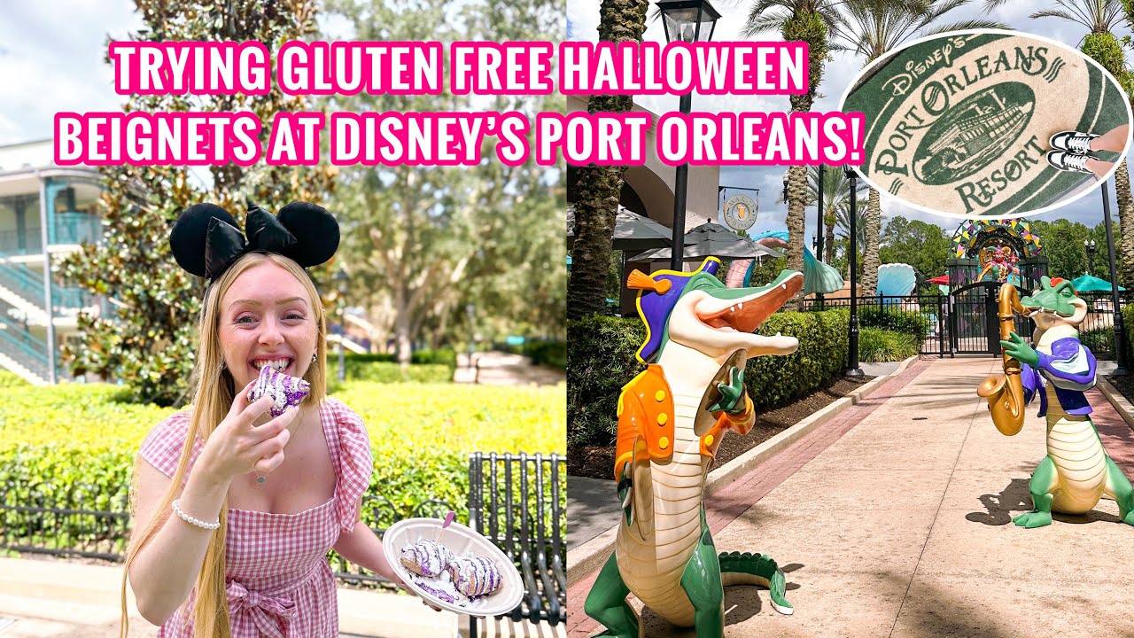GLUTEN FREE DISNEY BEIGNETS! ✨ Halloween Disney Snack at Disney’s Port Orleans Resort
