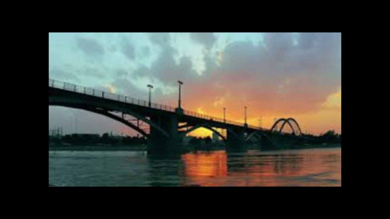غروب بر ساحل رود کارون | Sunset on the Shores of the Karun River