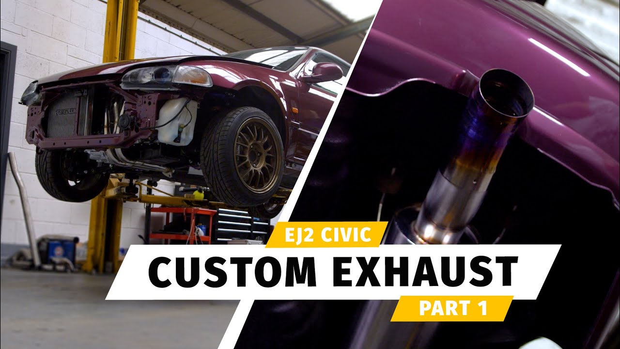 Изготовление выхлопной системы на заказ для Civic EJ2 — сварка TIG — советы и рекомендации! Часть...