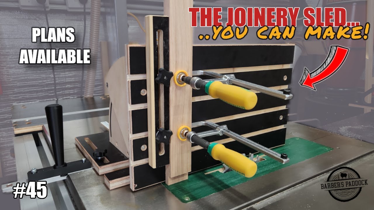 I couldn't buy one, so I made one instead - the DIY joinery sled