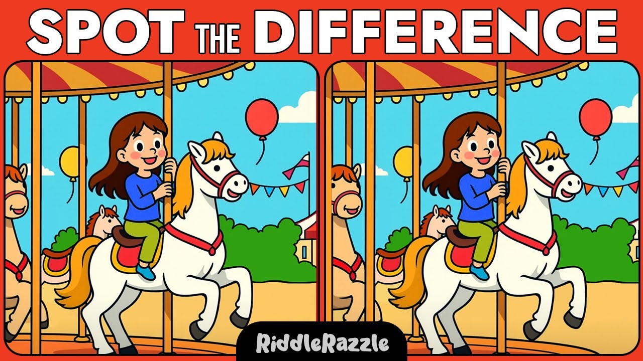 Brain Training: Spot 3 Differences!