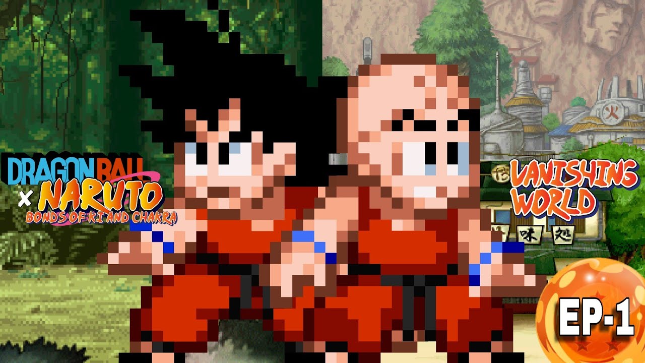 DRAGON BALL X NARTUO - BONDS OF KI AND CHAKRA | ep-1 | sprite animation