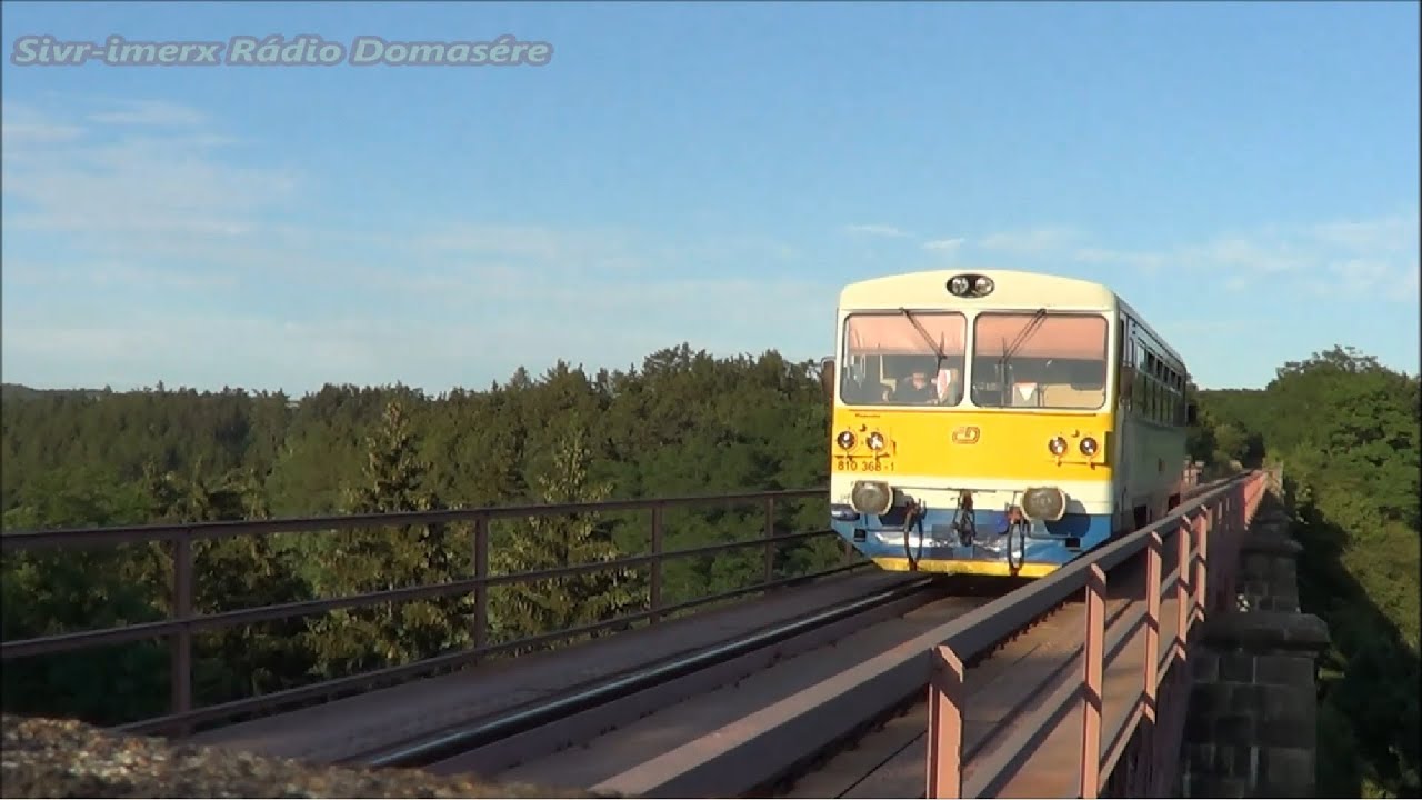 Motorové vozy 810 na trati 176 (Chrást u Plzně - Radnice)