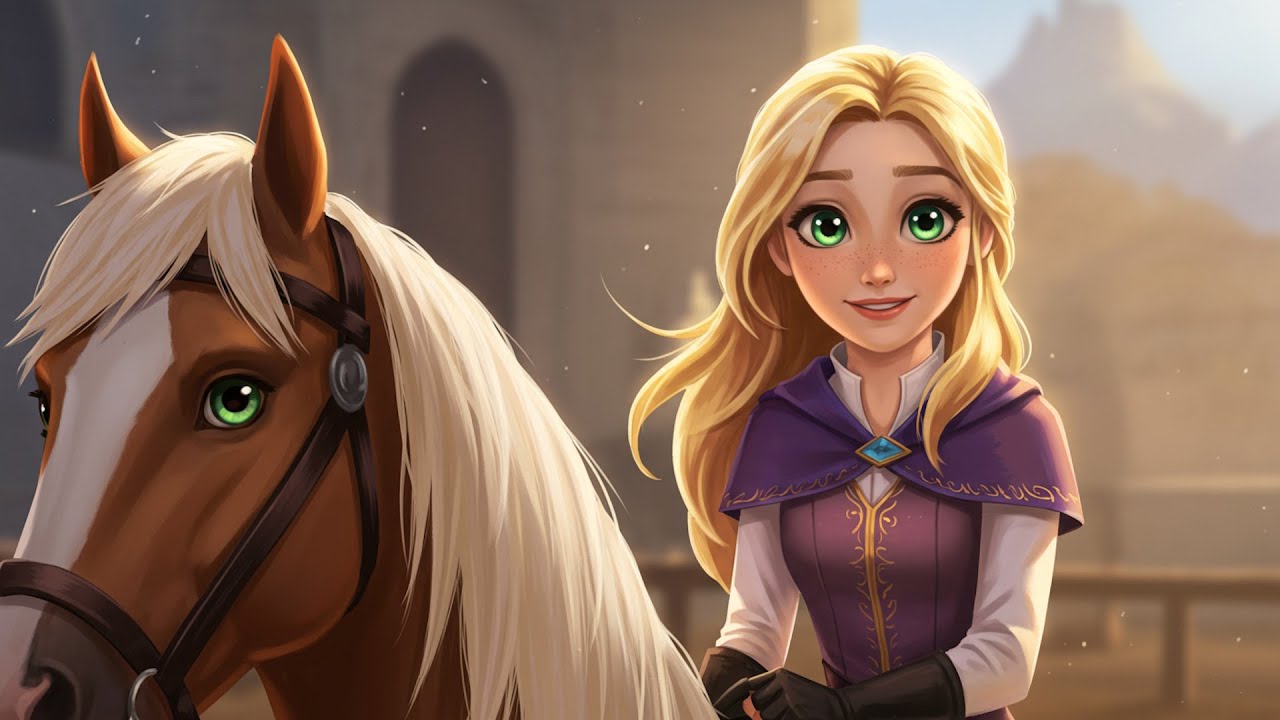 Rapunzel's First Ride - A Bedtime Story for Kids