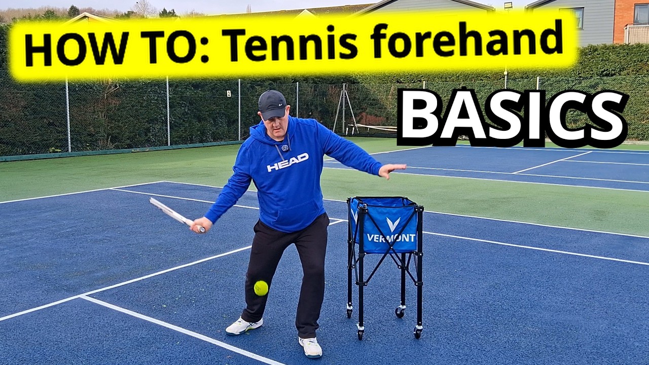 Tennis  - Forehand Coaching Tutorial Basics