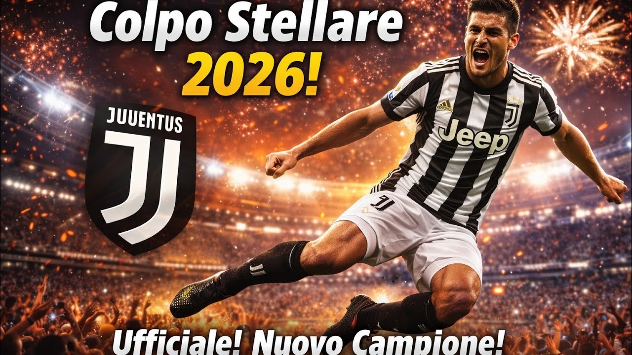 Ufficiale! La Juventus Firma un Campione Stellare 2026 – Colpo da Sogno!